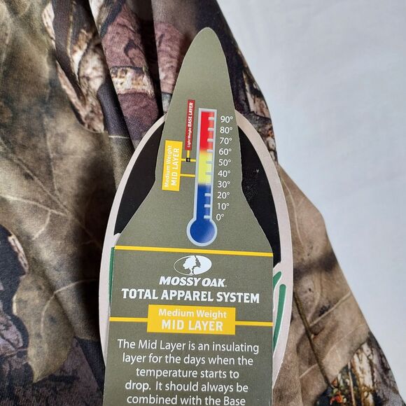 Mossy Oak Men’s XL/XG Camo Hunting Shirt Tech Base Layer Top NWT - Picture 5 of 9